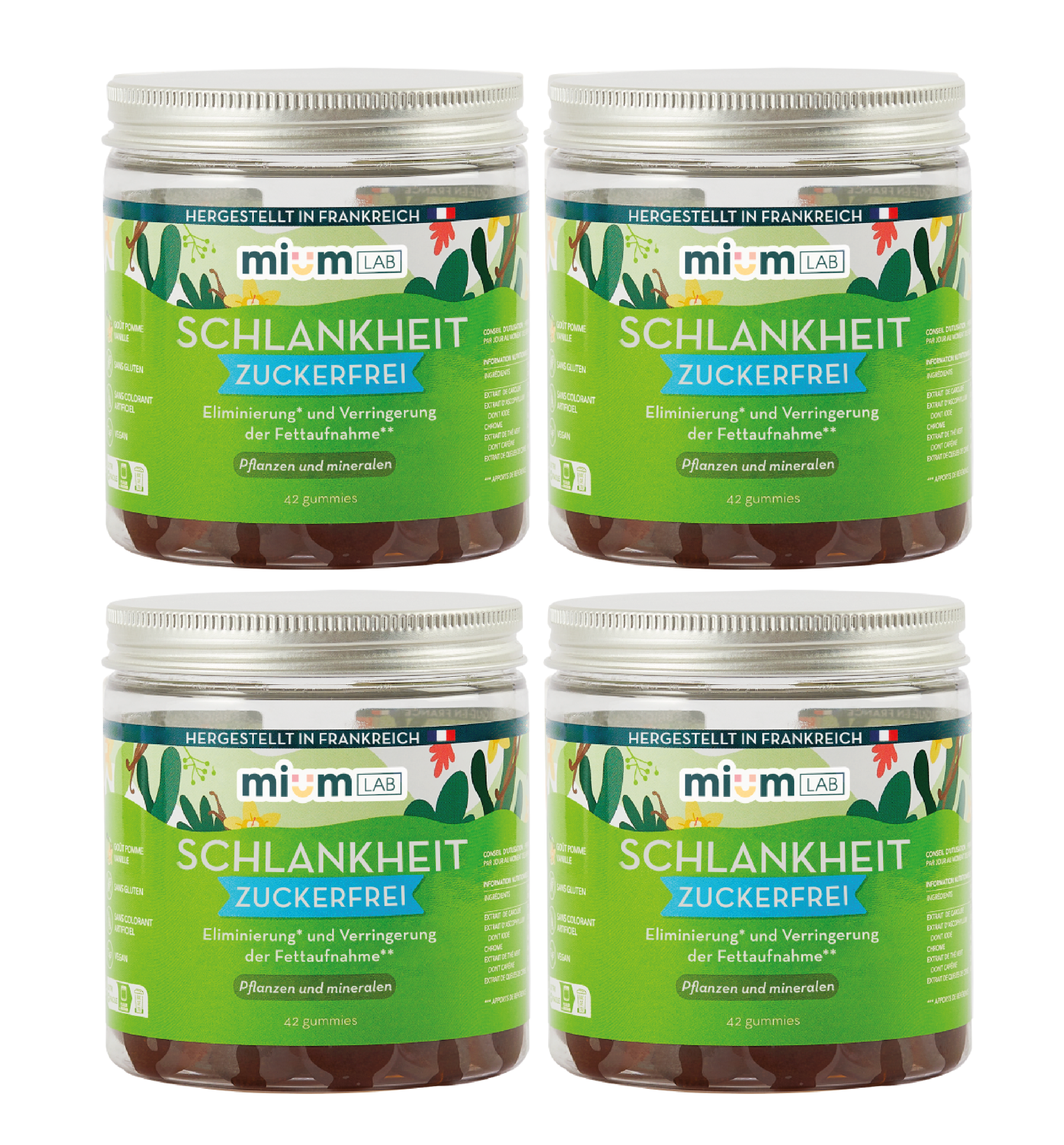 SCHLANKHEIT | Superpack | 4 x 21 Tage