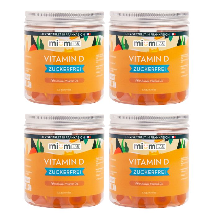 VITAMIN D ZUCKERFREI | Superpack | 4 x 21 Tage